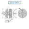 H & H Industrial Products FC110 Wasino Grinding Wheel Adapter 2420-0411 - alternate 2